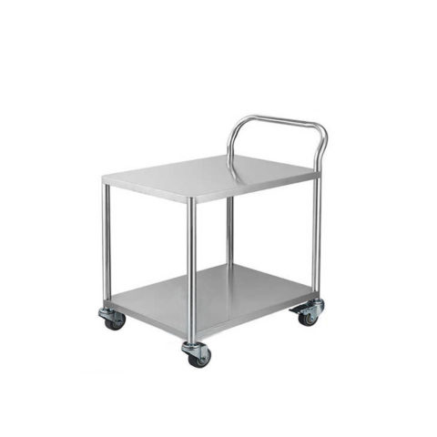 Stainless steel trolley (2)