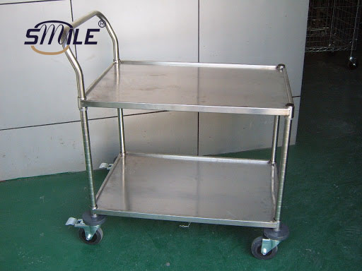 Stainless steel trolley (3)